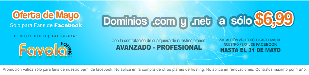 Sorteo de Fin de Año - 10 Hosting gratis por 1 año