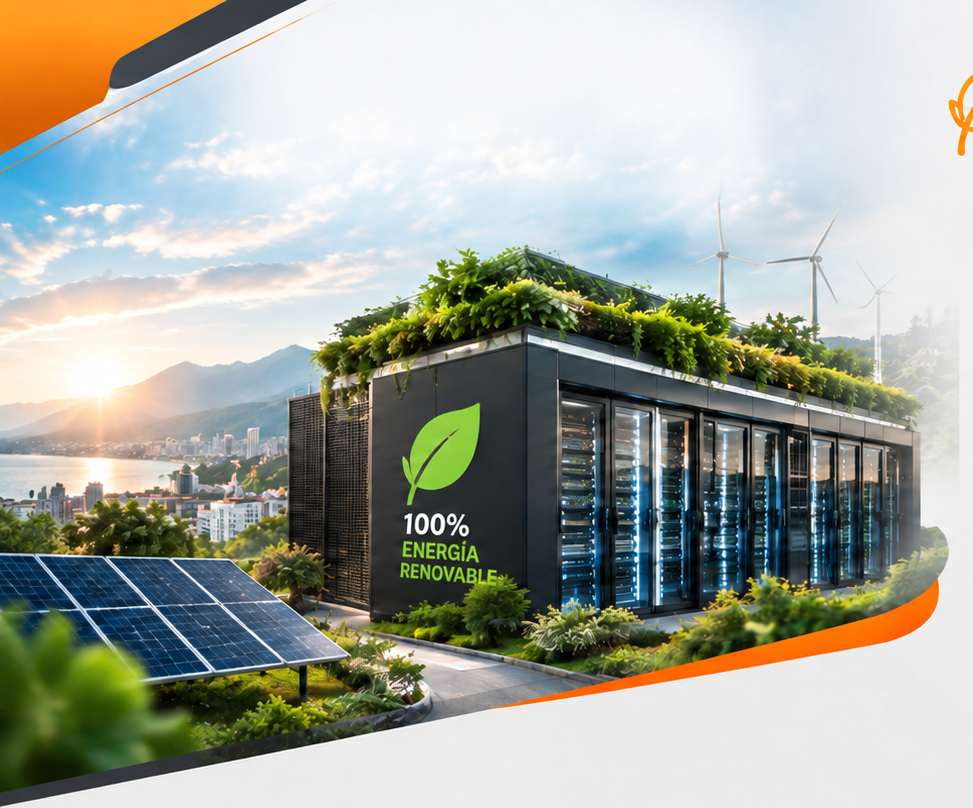 Datacenter ecológico de Favola Hosting con energía 100% renovable